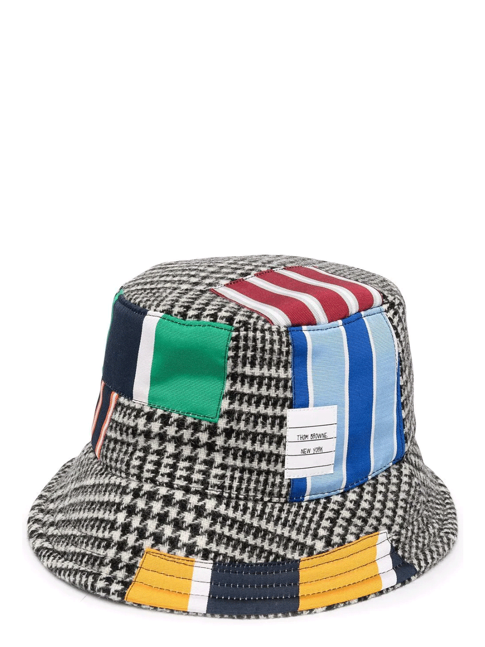 Thom-Browne-Seamed-In-Patchwork-Bucket-Hat-Multi-1