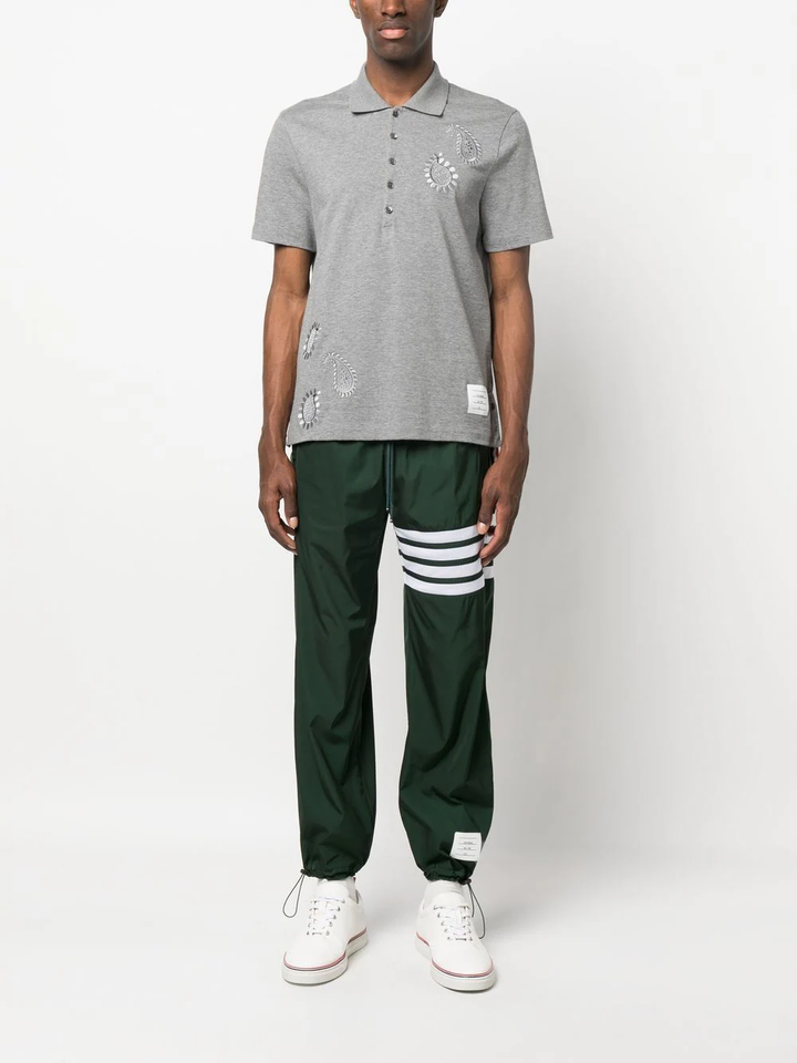 Thom-Browne-Short-Sleeve-Polo-Light-Grey-2