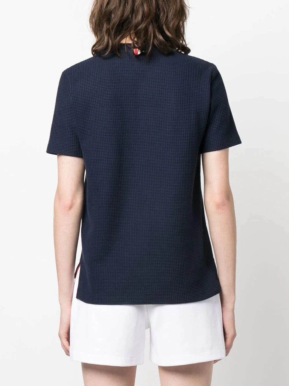 Thom Browne Short Sleeve Tee Navy 04