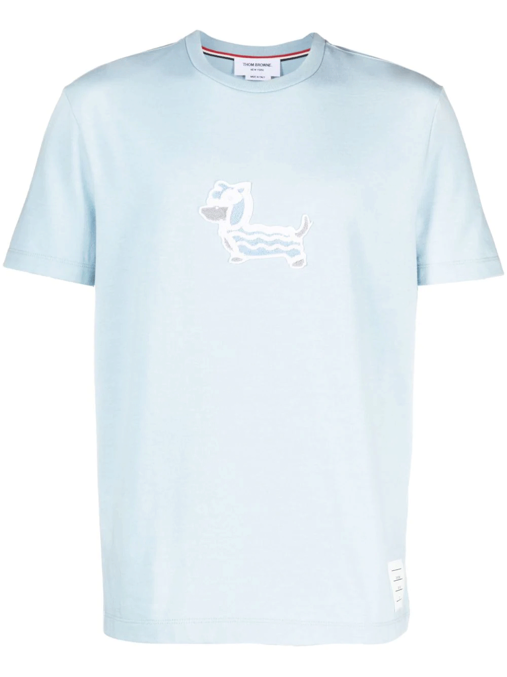 Thom-Browne-Short-Sleeve-Tee-With-Dragon-Hector-Blue-1