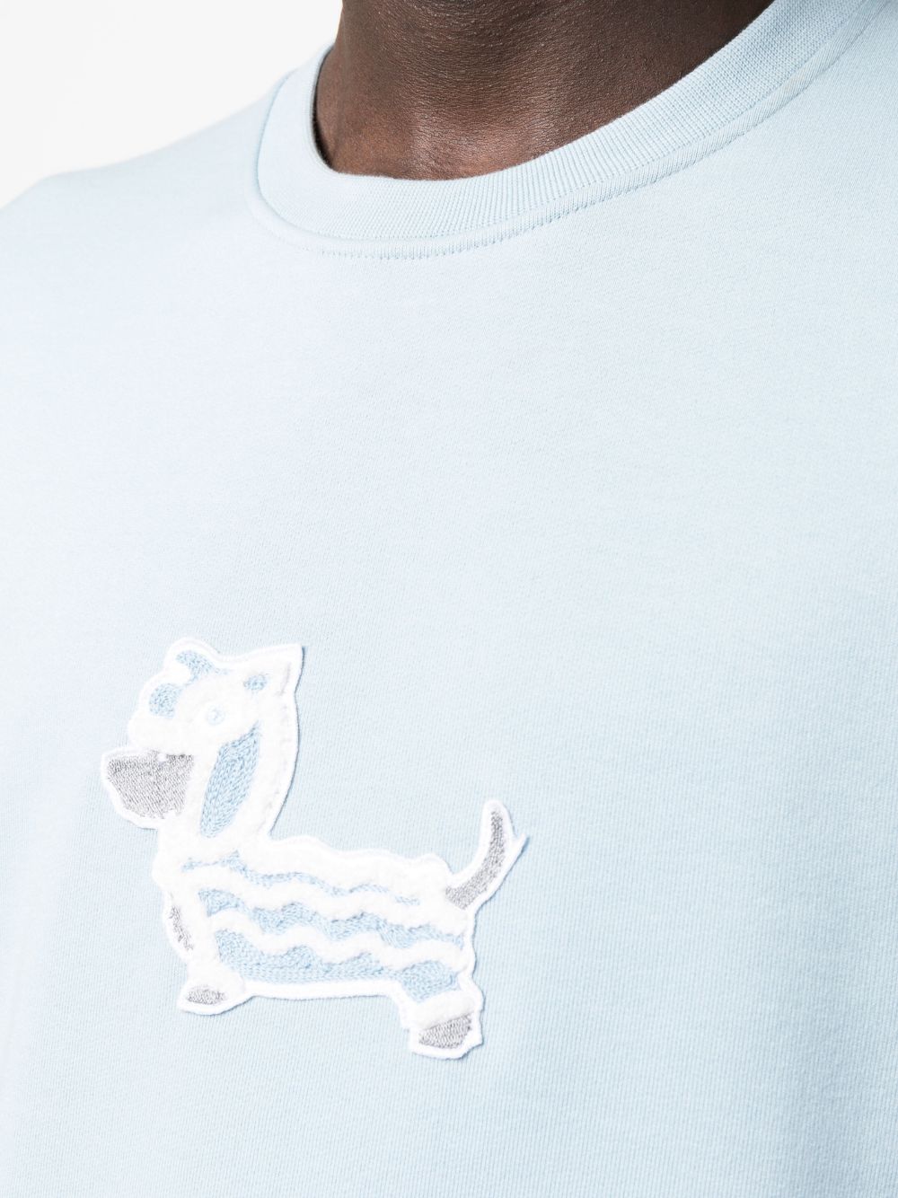 Thom-Browne-Short-Sleeve-Tee-With-Dragon-Hector-Blue-5