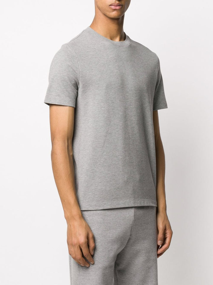 Thom-Browne-Short-Sleeve-Tee-With-Engineered-Light-Grey-3