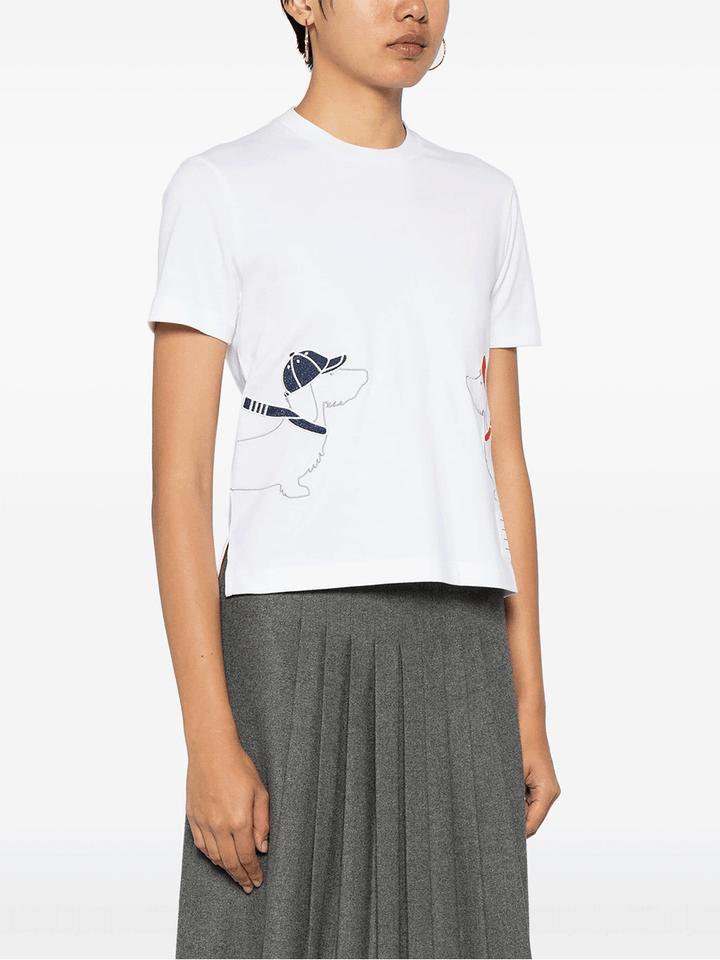 Thom-Browne-Short-Sleeve-Tee-With-Hector-White-3