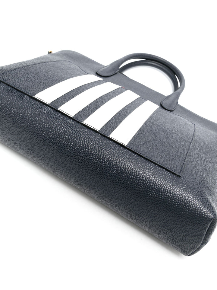 Thom-Browne-Slim-Briefcase-With-4-Bar-Stripes-Navy-4