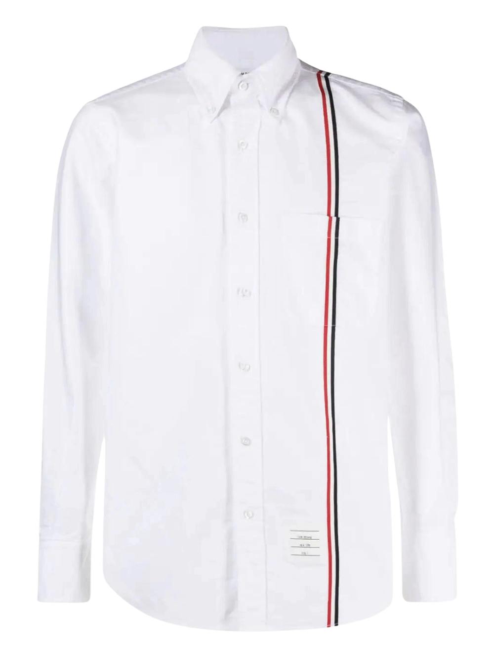 Thom-Browne-Straight-Fit-Button-Down-Shirt-White-1