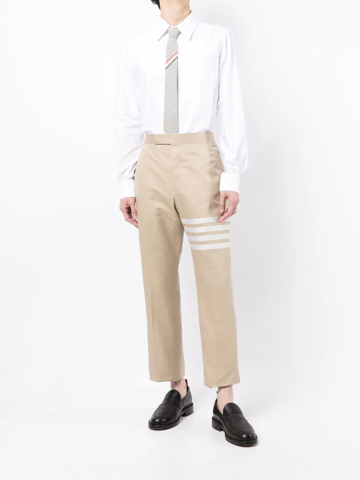 Thom-Browne-Straight-Fit-Button-Down-Shirt-White-2