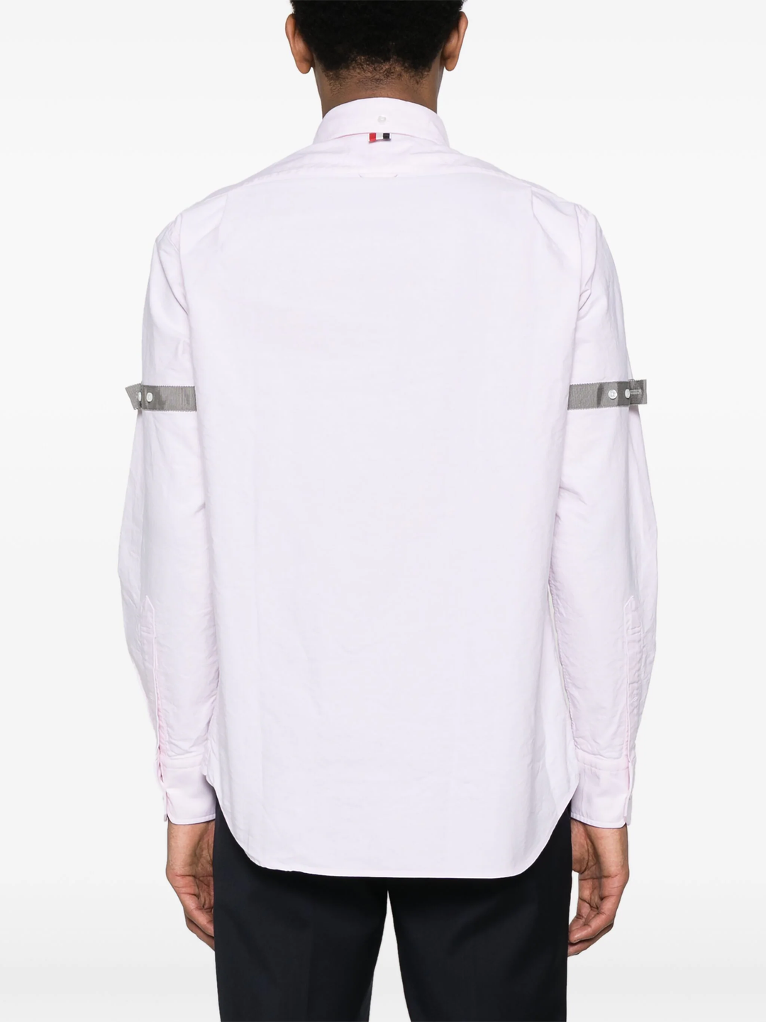 Thom-Browne-Straight-Fit-Mini-Round-Collar-Shirt-Pink-4