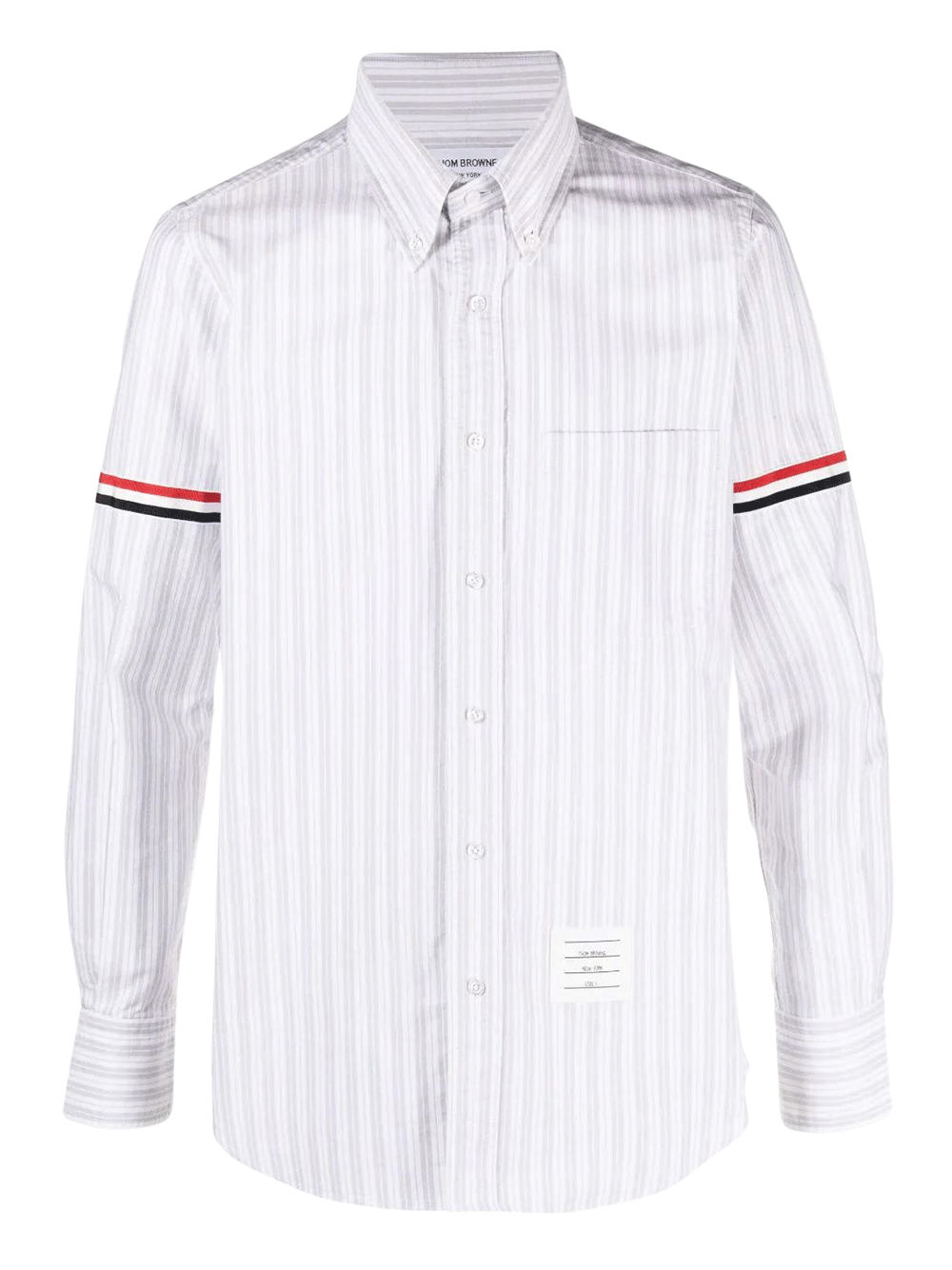 Thom-Browne-Straight-Fit-Shirt-Grey-1