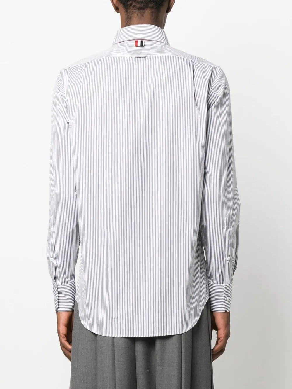 Thom-Browne-Straight-Fit-Shirt-Grey-4