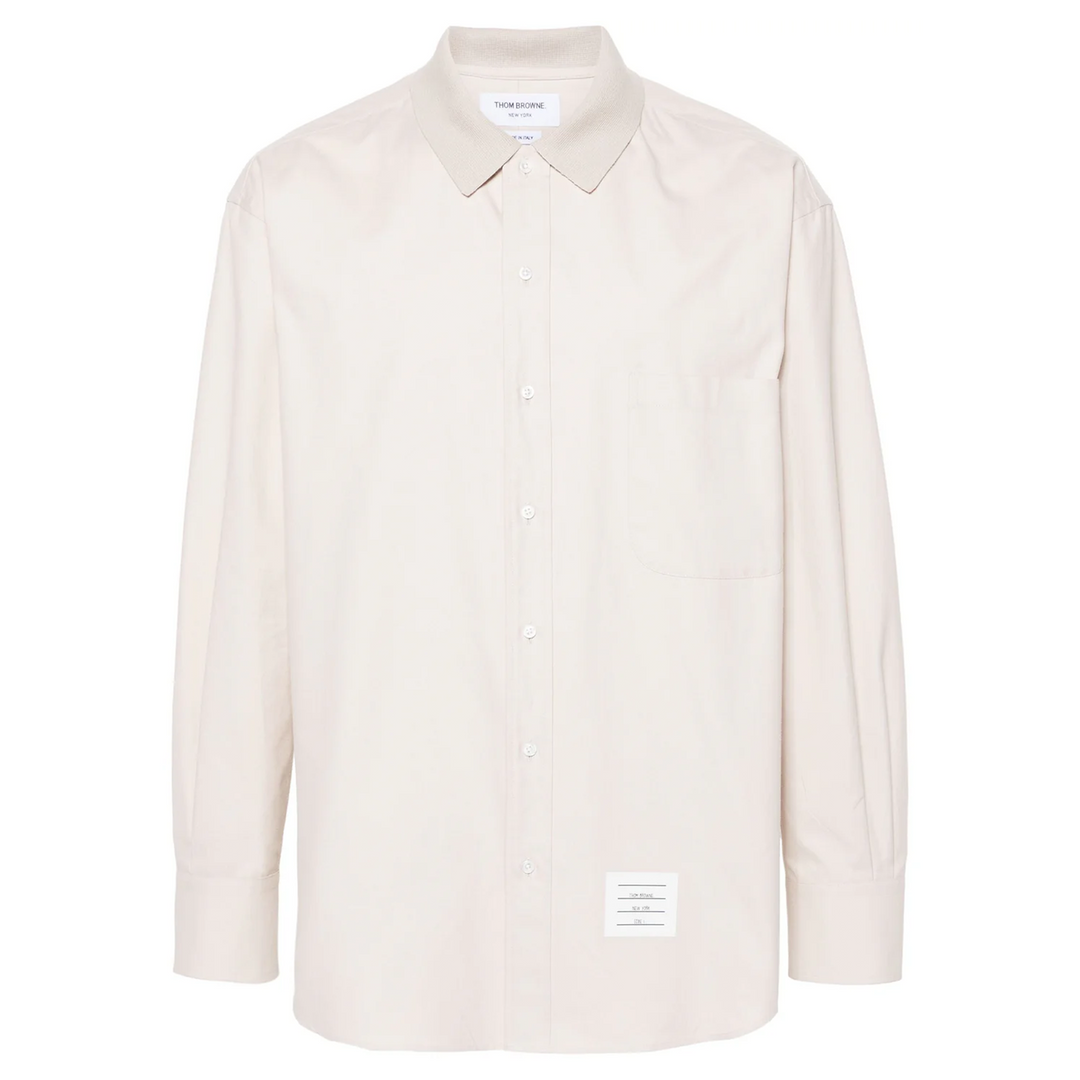 Stripe Cotton Flannel Oversized Shirt Men