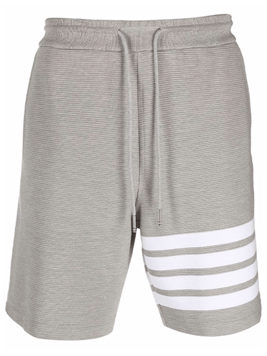 Sweat Shorts With 4Bar In Cotton