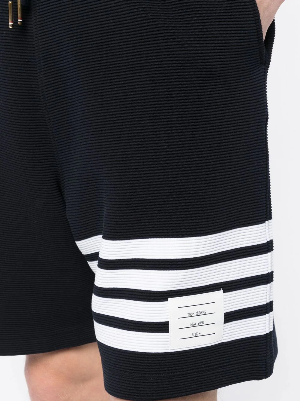 Thom-Browne-Sweat-Shorts-With-4Bar-In-Cotton-Navy-5