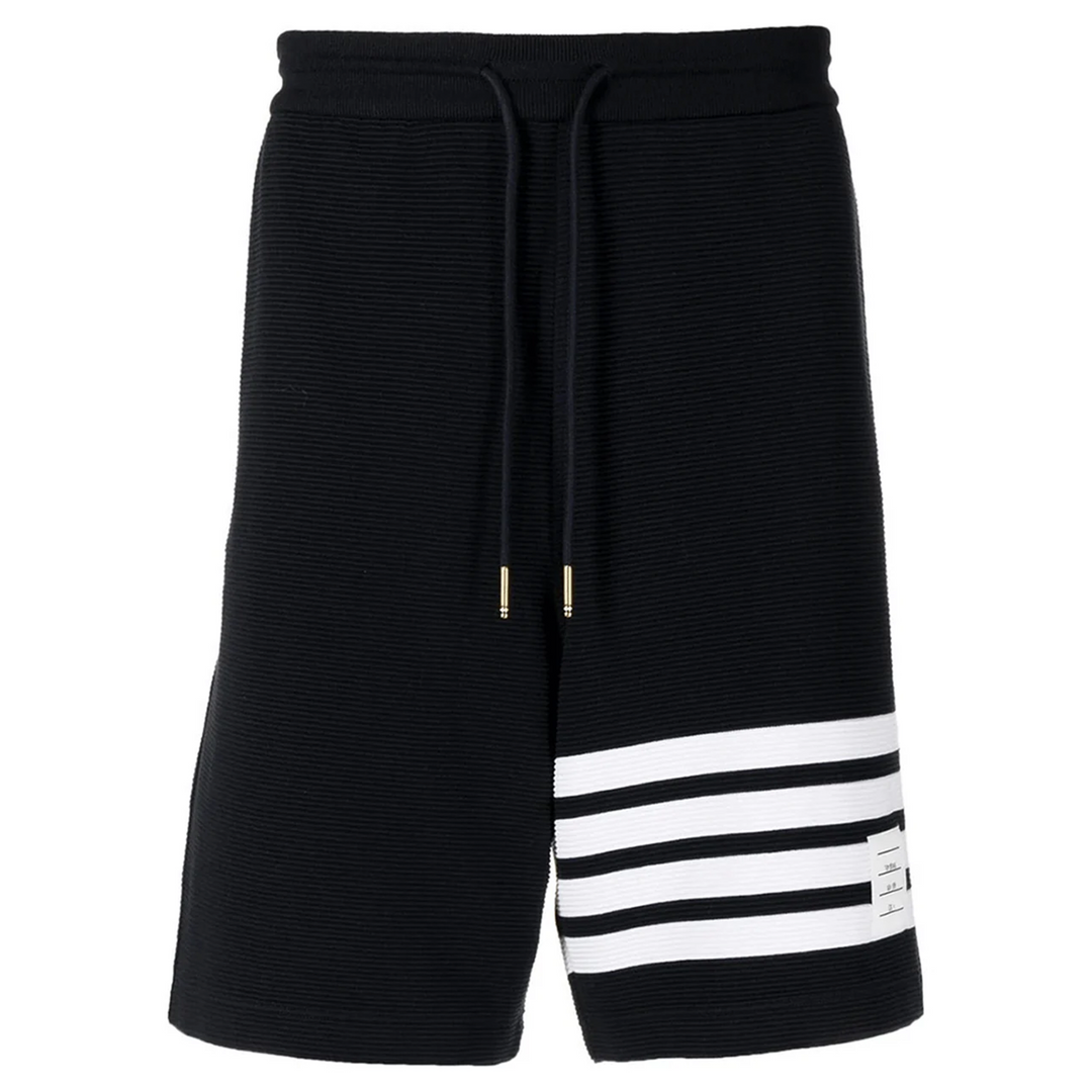 Sweat Shorts With 4Bar In Cotton Men – - Main Image