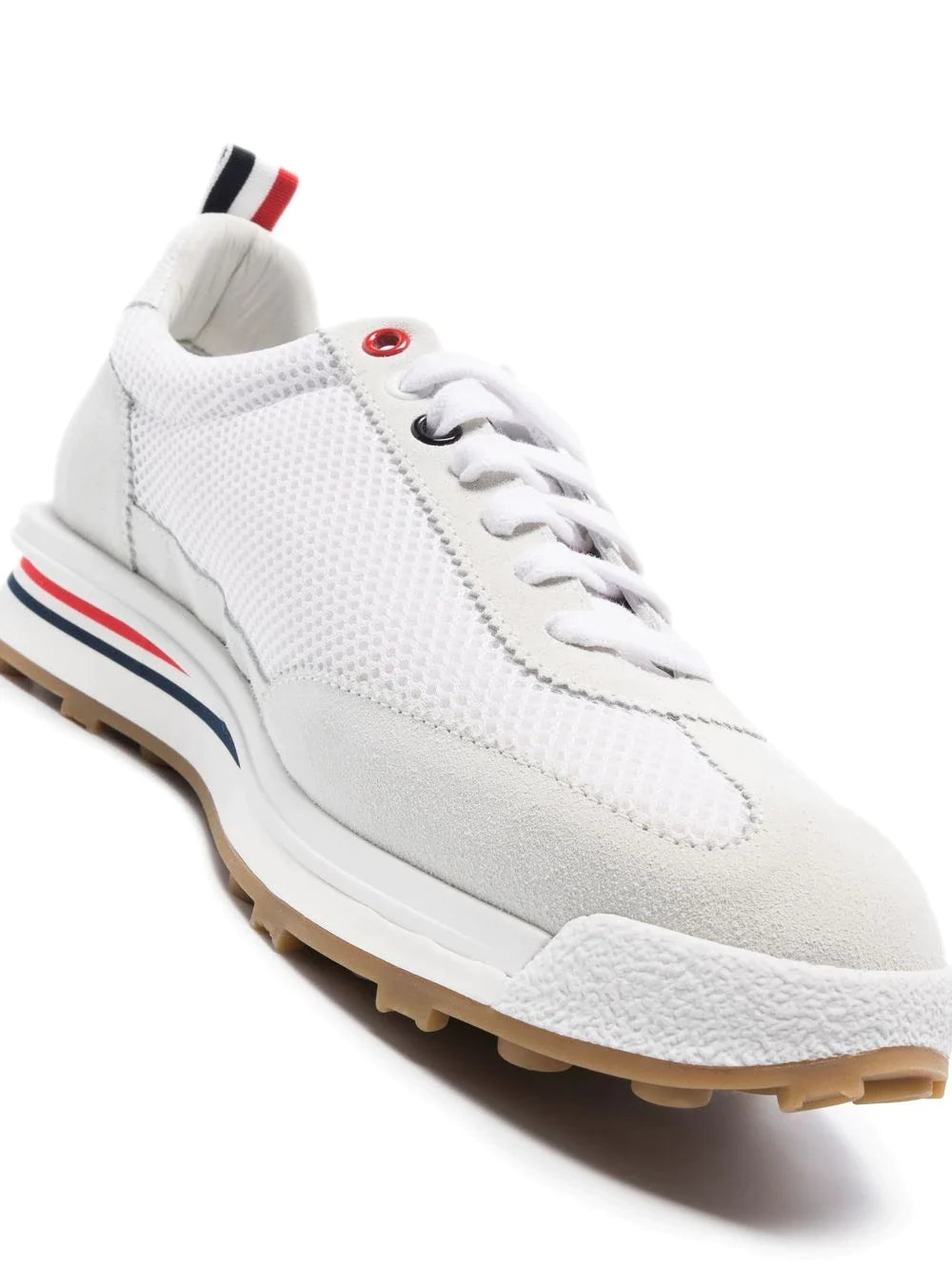 Thom-Browne-Tech-Runner-In-Fine-Kid-Suede-Sneakers-White-2