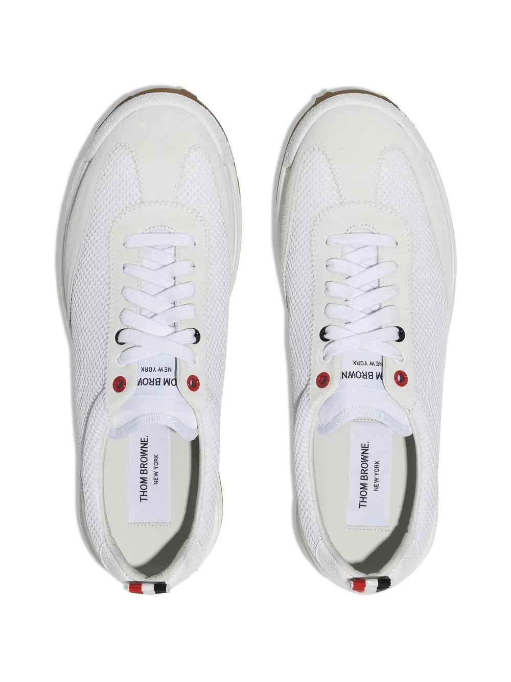 Thom-Browne-Tech-Runner-In-Fine-Kid-Suede-Sneakers-White-3