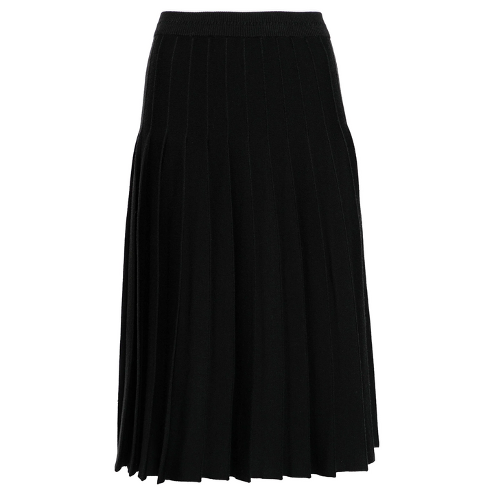 Below The Knee Pleated Skirt