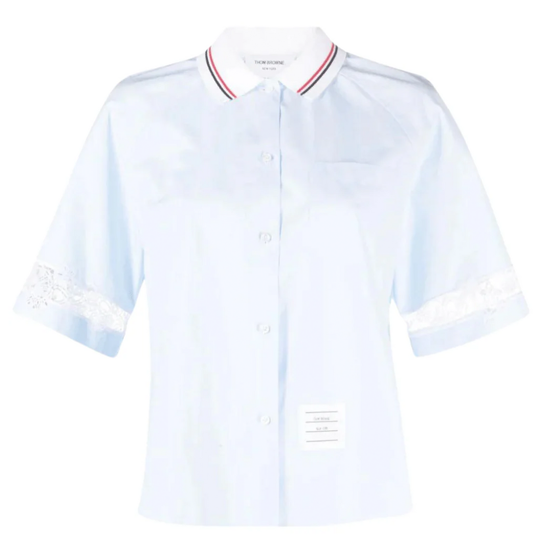 Box Pleat Point Collar Shirt