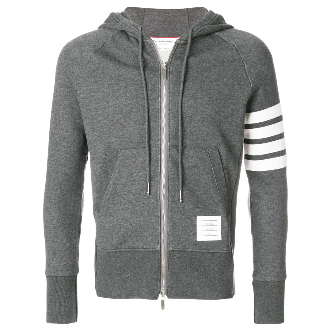 Classic Loopback 4-Bar Full Zip Hoodie