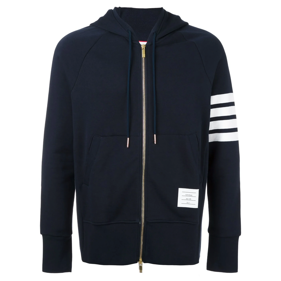 Classic Loopback 4-Bar Full Zip Hoodie