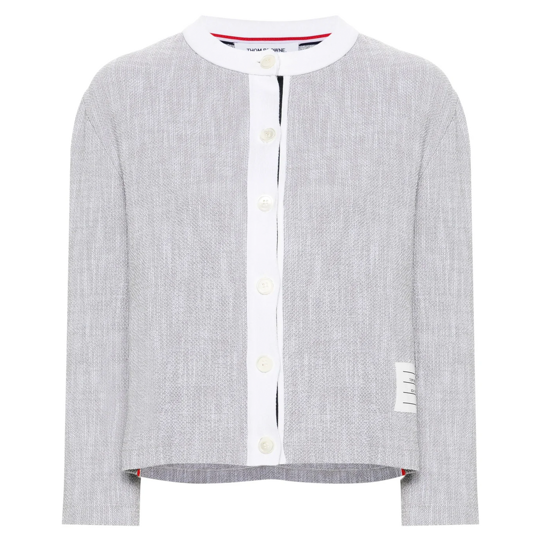 Crew Neck Cardigan In Cotton Women