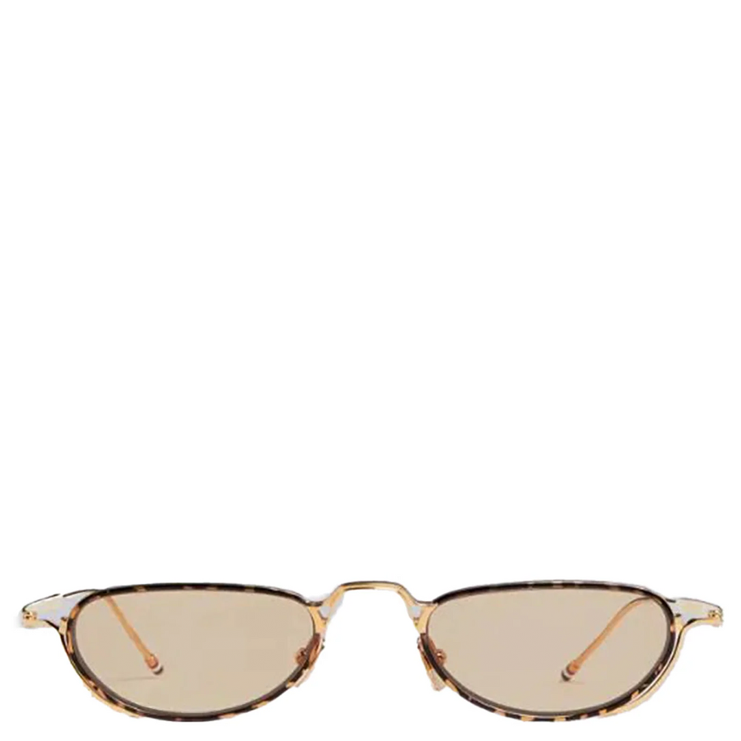 White Gold Tortoise Enamel Eyewear