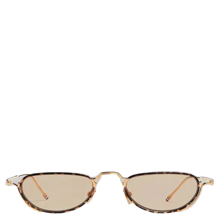 White Gold Tortoise Enamel Eyewear