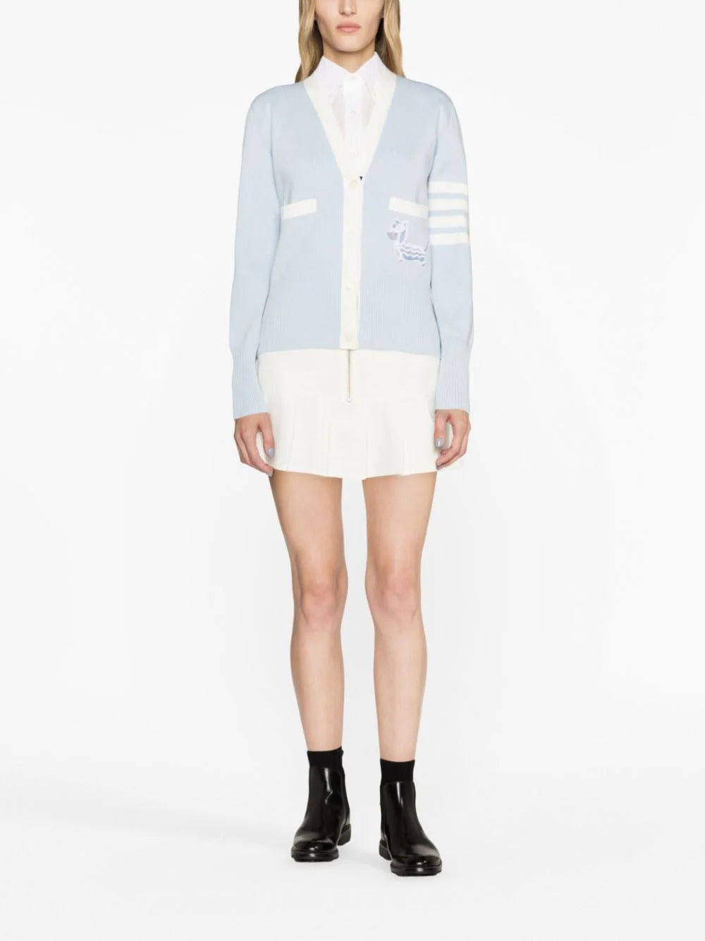 ThomBrowne-ChineseNewYearV-NeckCardigan-LightBlue-2