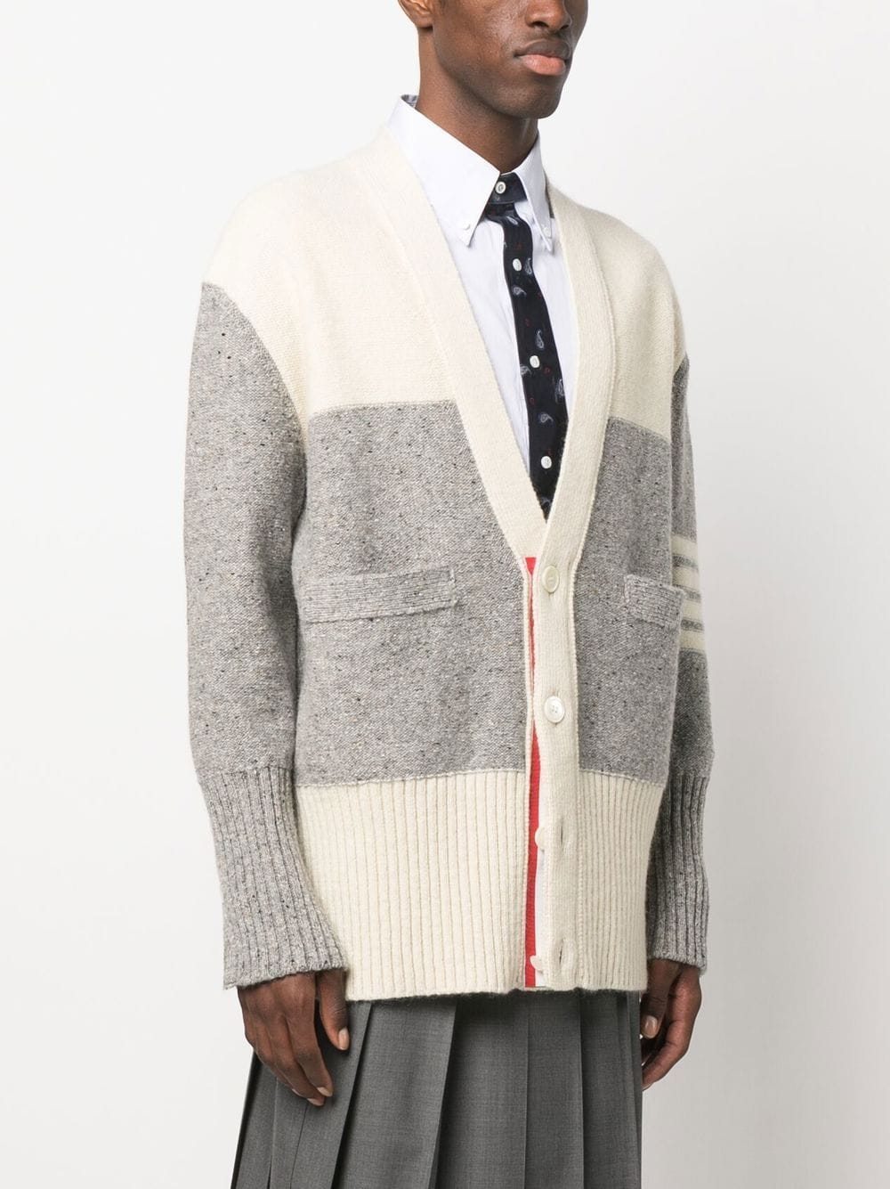 ThomBrowne-Reversed-Jersey-Oversized-Cardigan-Light-Grey-3