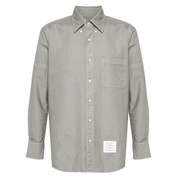 ストレートフィット ロングスリーブ ブロードシャツ メンズ