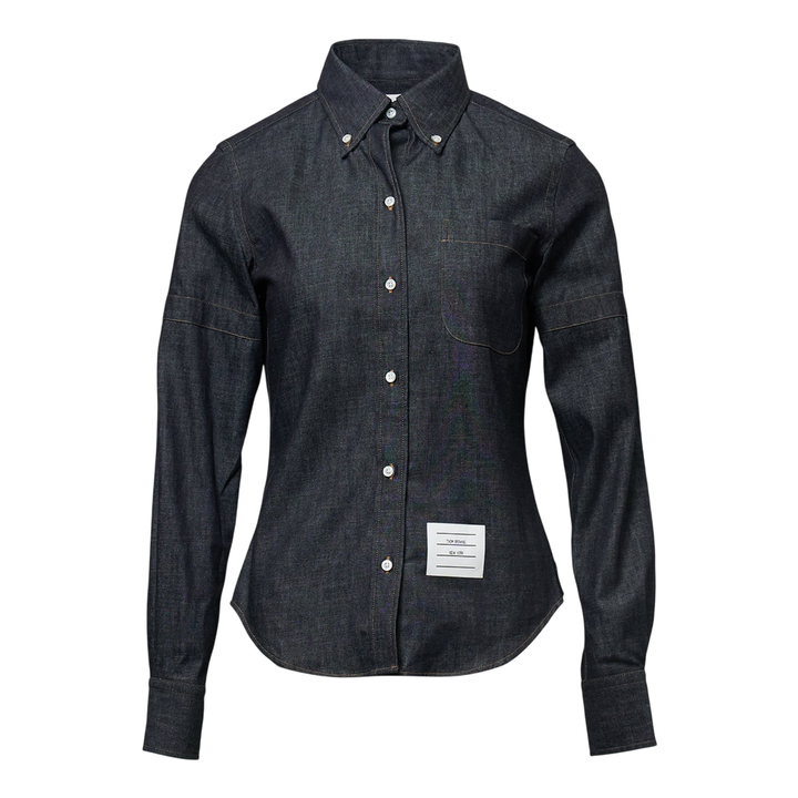 Classic Long Sleeve Point Collar Shirt