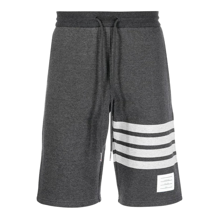 Club21 - Thom Browne - Classic Loopback 4-Bar Sweatshorts Men - SHORTS - Charcoal