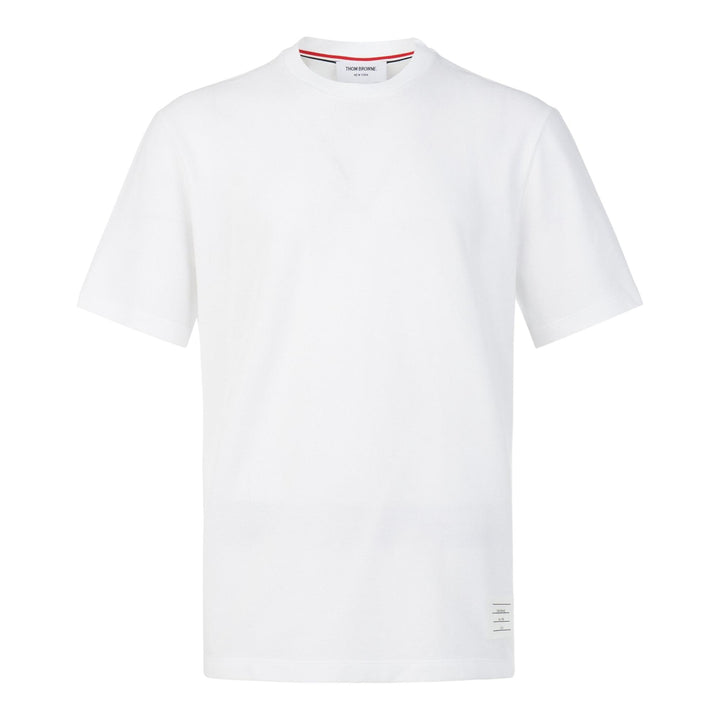Club21 - Thom Browne - Classic Pique 4-Bar Tee Men - TEES - White