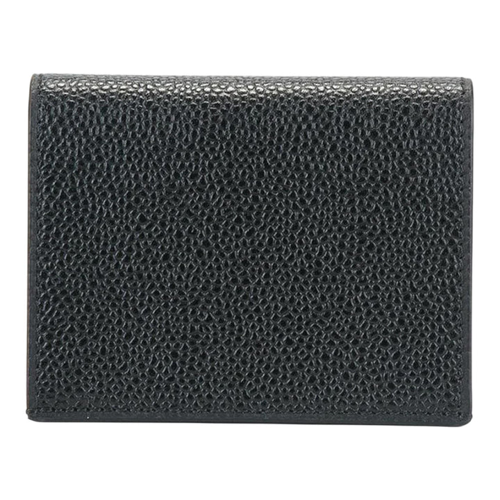 Club21 - Thom Browne - Double Card Holder In Pebble Men - CARD CASES - Black