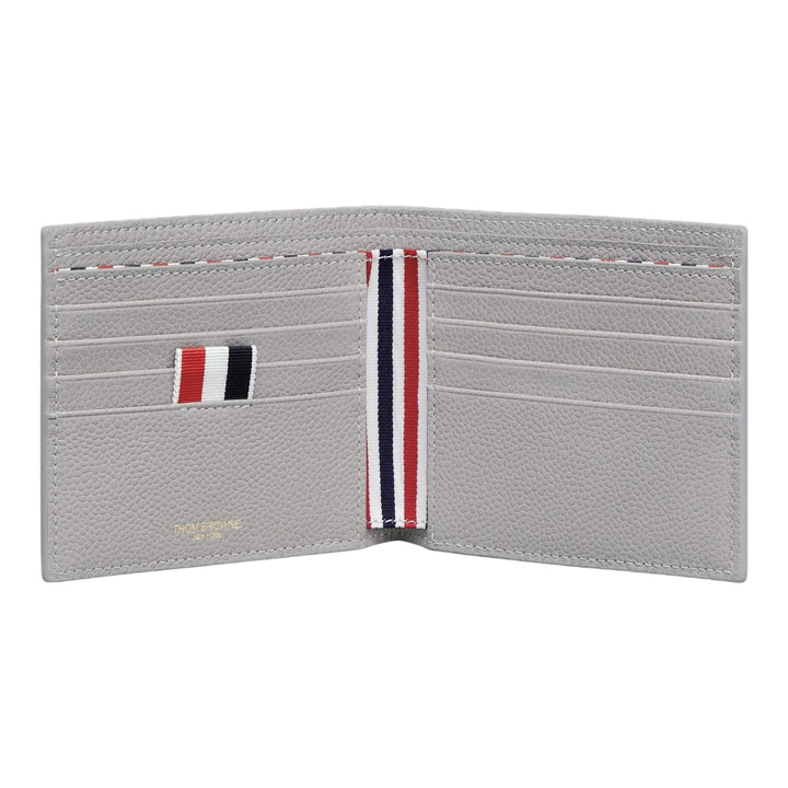 Club21 - Thom Browne - Feather Print Pebble Grain Bilfold Men - WALLETS - Light Grey