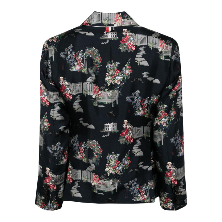 Club21 - Thom Browne - Fit 3 High Armhole Sport Coat Women - JACKETS - Navy