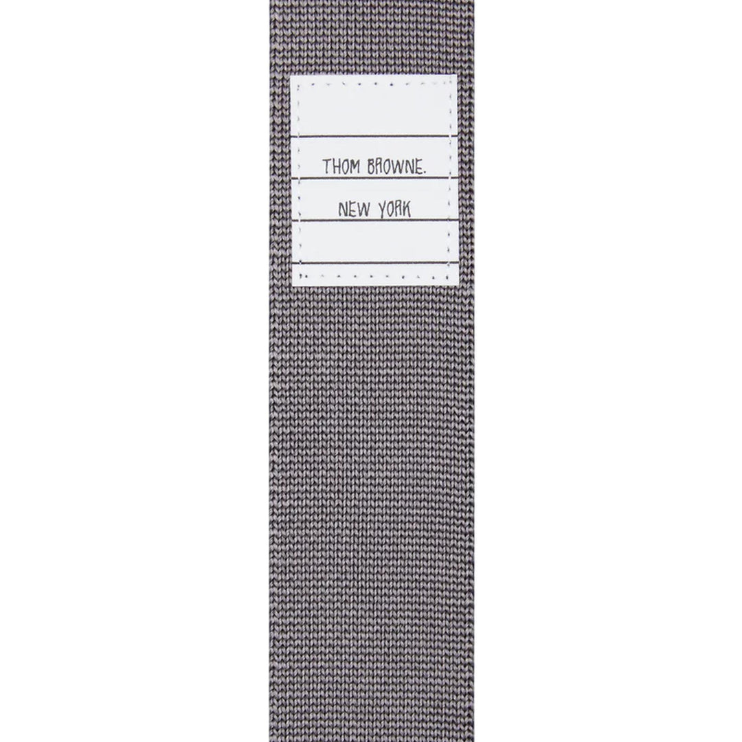Club21 - Thom Browne - Geese Icon Jacquard 4-Bar Silk Knit Tie Men - TIES - Navy