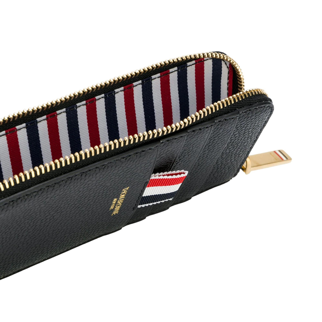 Club21 - Thom Browne - Half Zip Around Wallet Men - WALLETS - Black