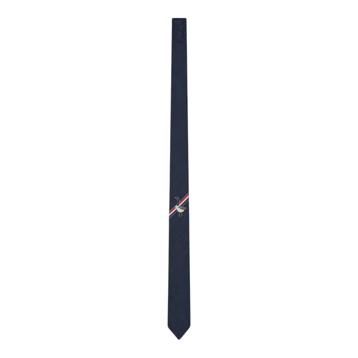 Club21 - Thom Browne - Jacquard Goose Icon Tie Men - TIES - Navy