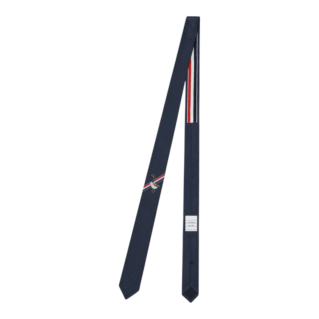 Club21 - Thom Browne - Jacquard Goose Icon Tie Men - TIES - Navy