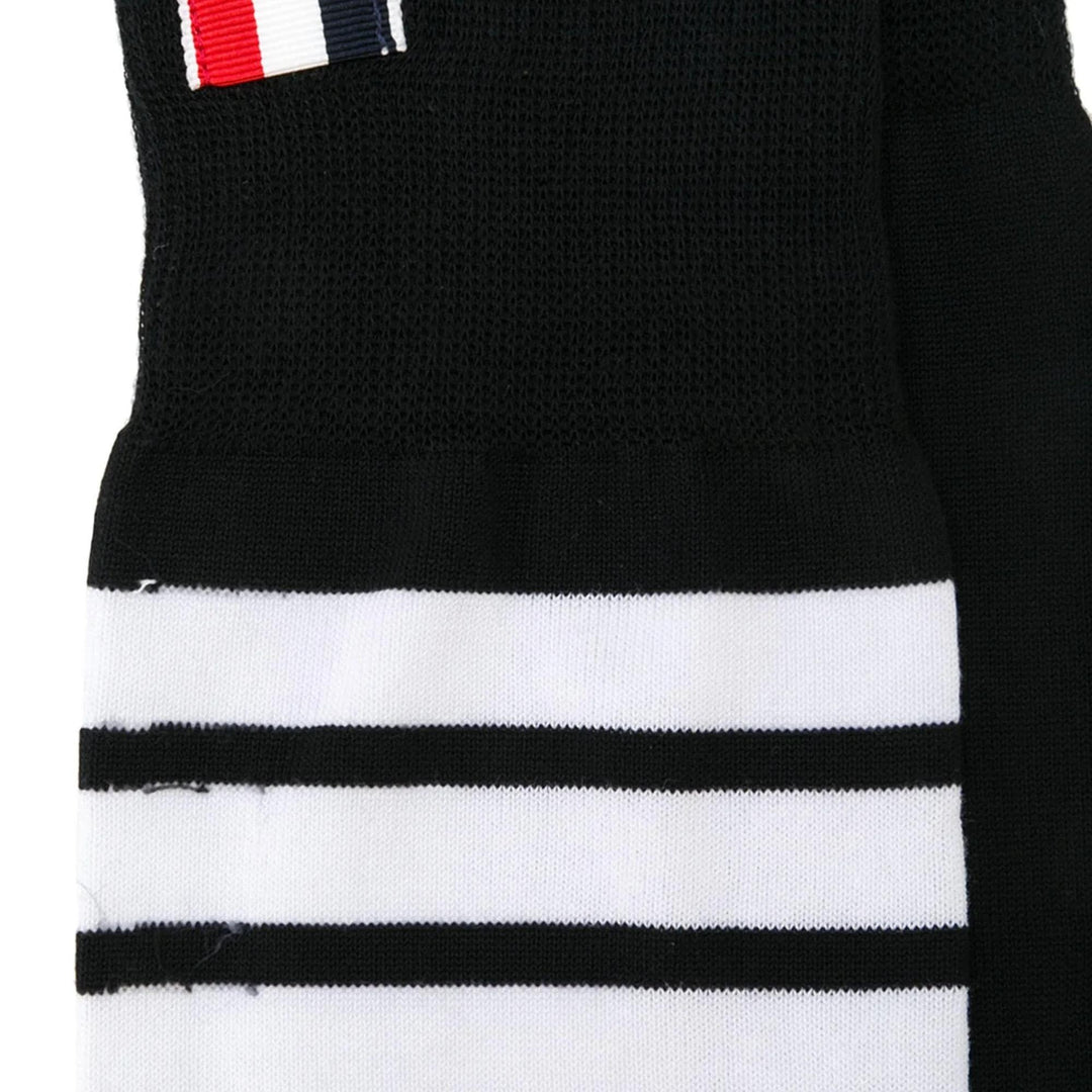 Club21 - Thom Browne - Lightweight Cotton 4-Bar Mid Calf Socks Women - SOCKS - Navy