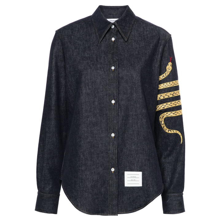 Thom_Browne_Lunar_New_Year_Easy_Fit_Denim_Shirt_Blue