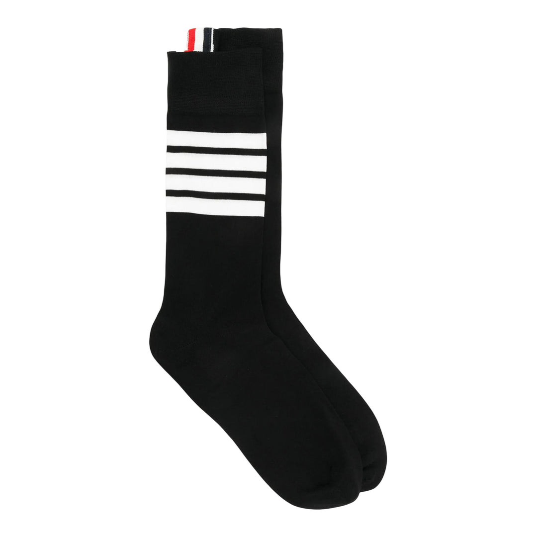 Club21 - Thom Browne - Mid Calf Socks Men - SOCKS - Black