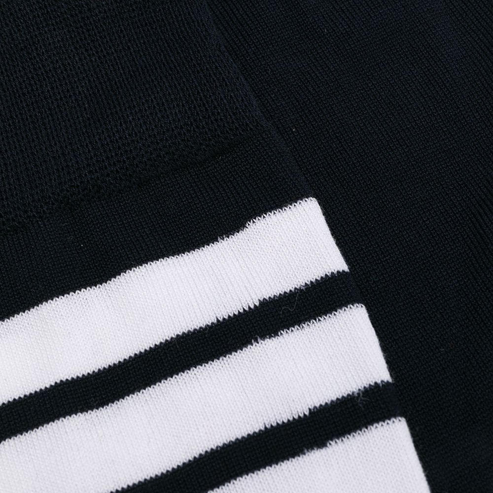 Club21 - Thom Browne - Mid Calf Socks Men - SOCKS - Navy