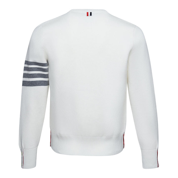 Thom-Browne-Milano-Stitch-Crew-Neck-Pullover-White-2