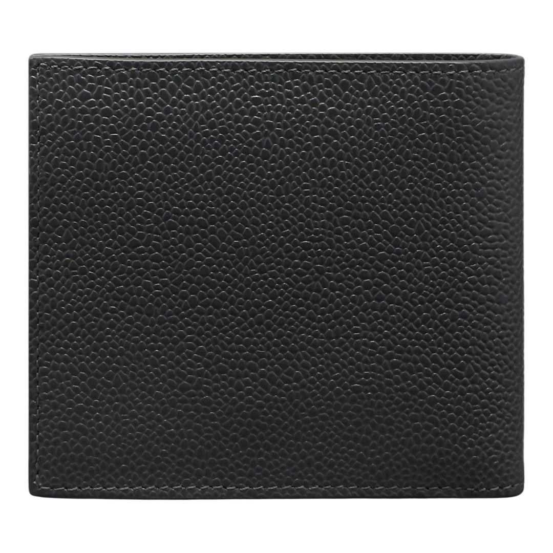 Club21 - Thom Browne - Pebble Grain Bifold Men - BILLFOLDS - Dark Grey