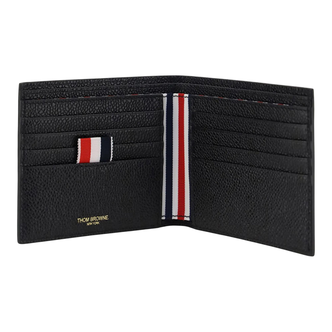 Club21 - Thom Browne - Pebble Grain Bifold Men - WALLETS - Black