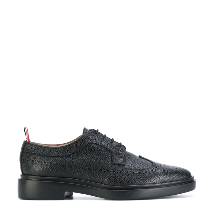 Pebble Grain Lightweight Rubber Sole Classic Longwing Brogues Women
