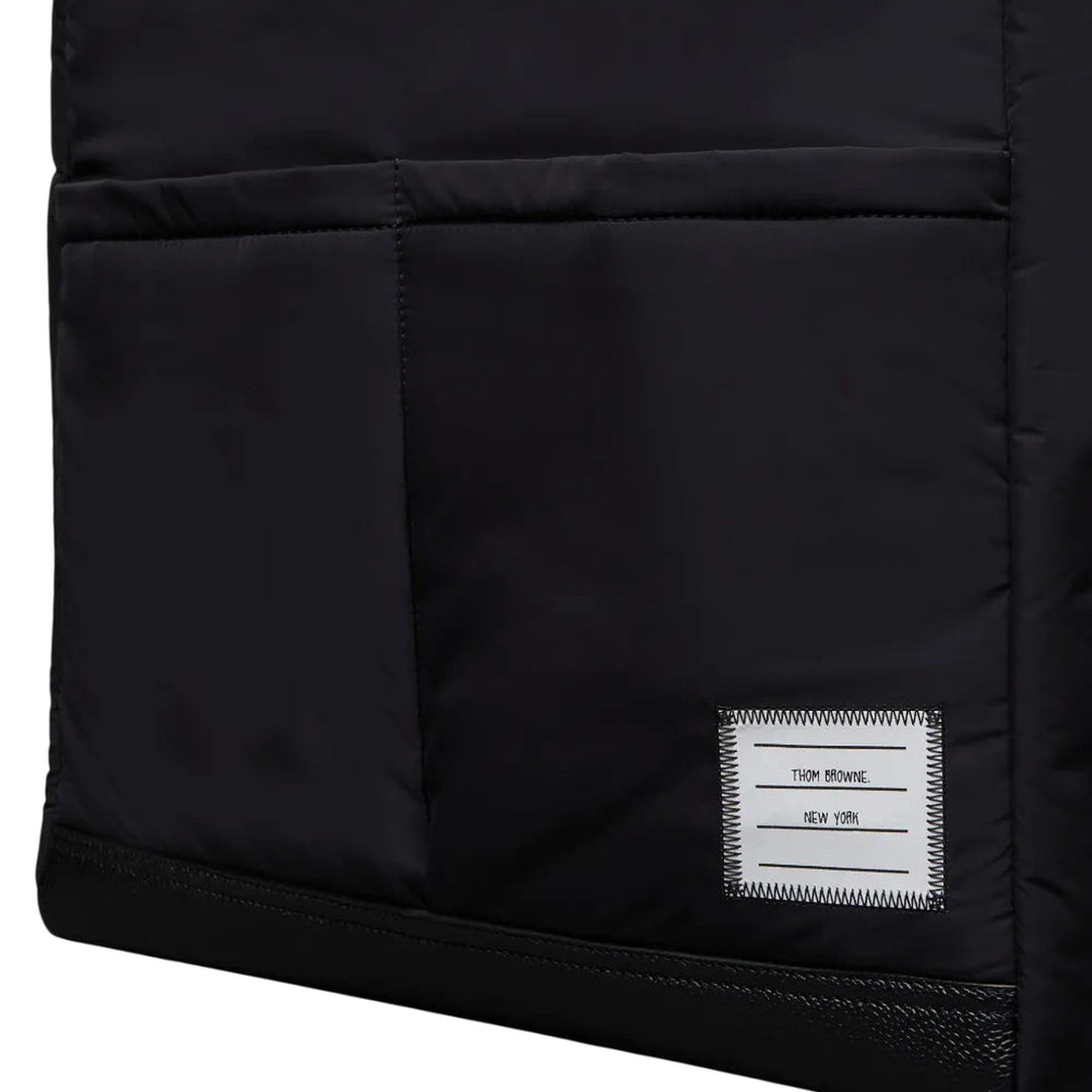 Club21 - Thom Browne - Poly Twill Pocket Tote Men - TOTES - Black