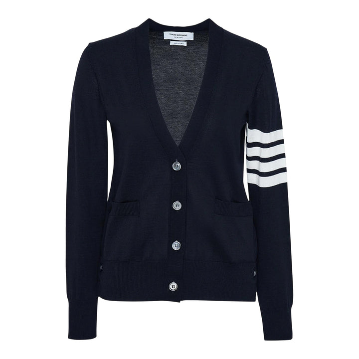 Relaxed Fit V Neck Cardigan Women