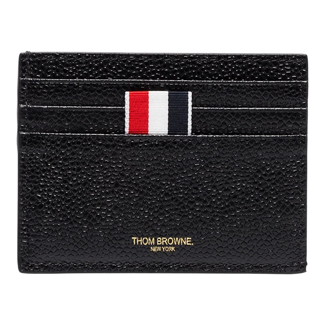 Club21 - Thom Browne - Single Card Holder Men - CREDIT CARD SLIP - Black